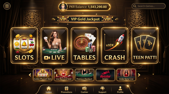 Main screen of sixgame casino page for PK players